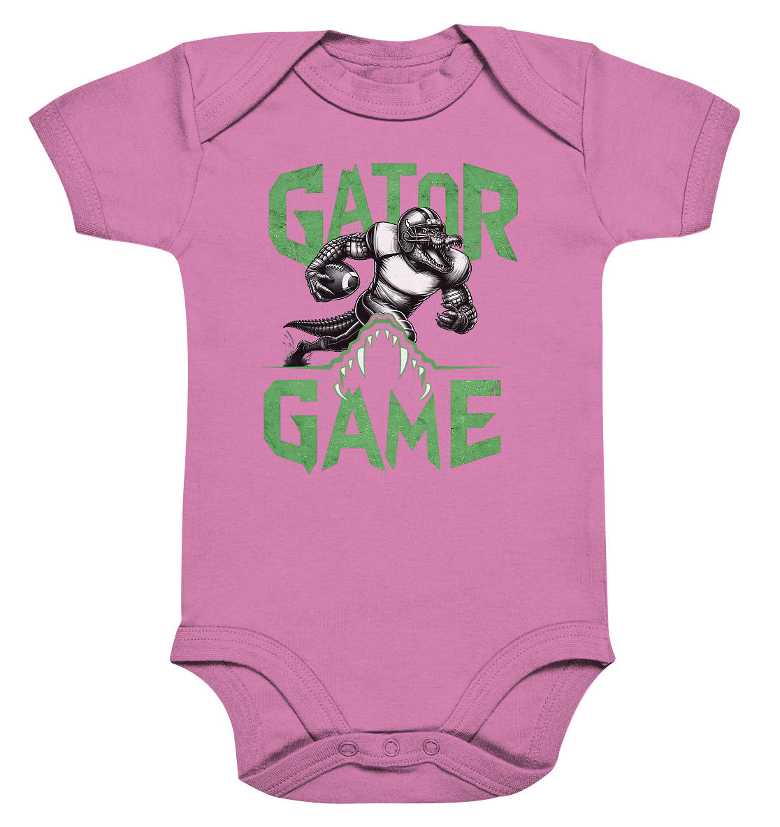 Gator Game - Organic Baby Bodysuit