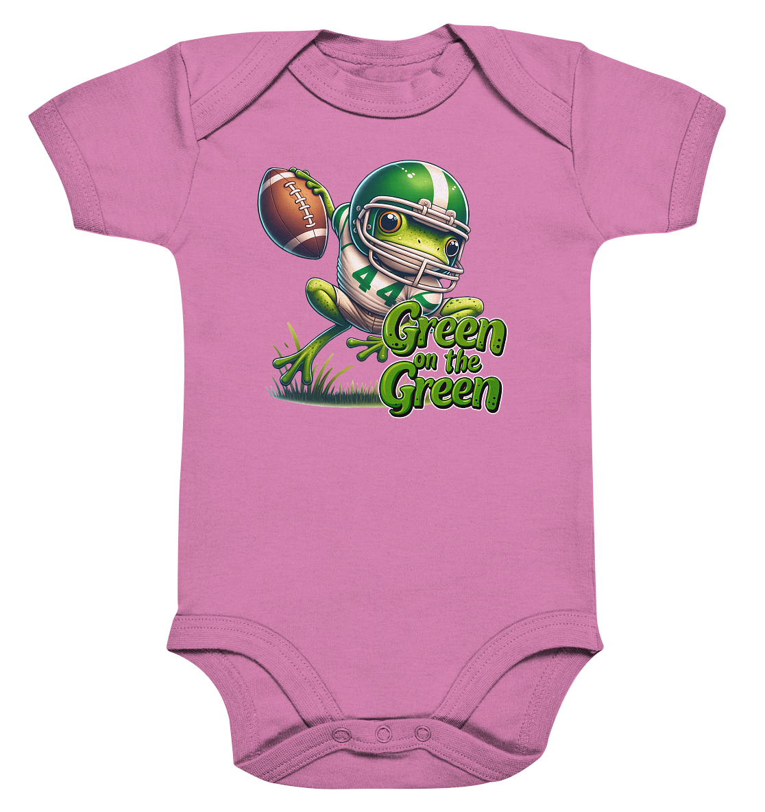 Green Frog - Organic Baby Bodysuit