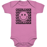 Cheerleader Smiley - Organic Baby Bodysuit