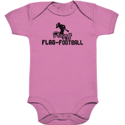 Playoff Flag Football Men Black - Organic Baby Bodysuit
