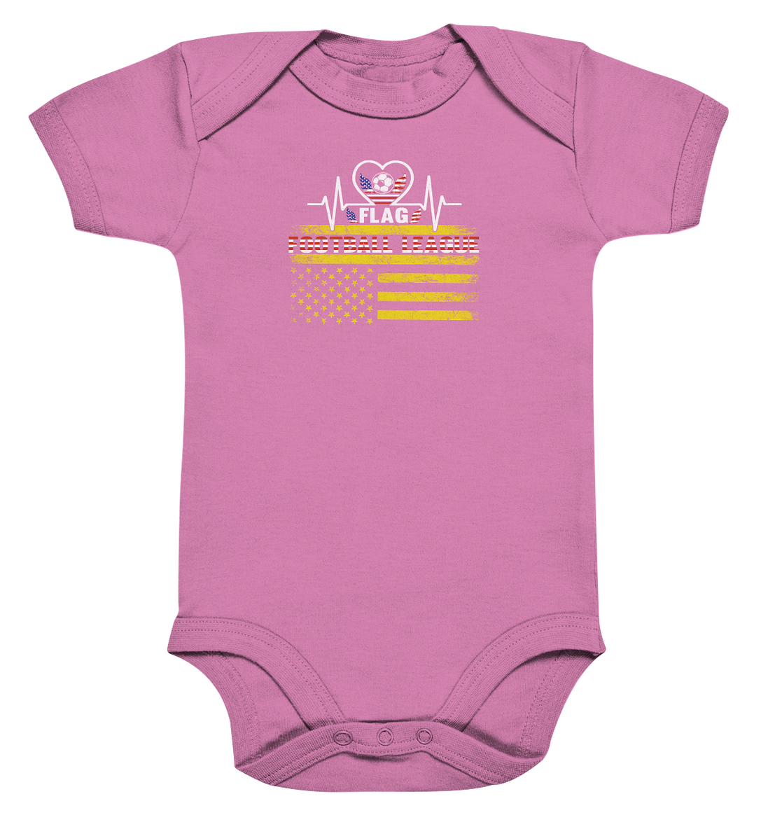 Flag Football League - Organic Baby Bodysuit