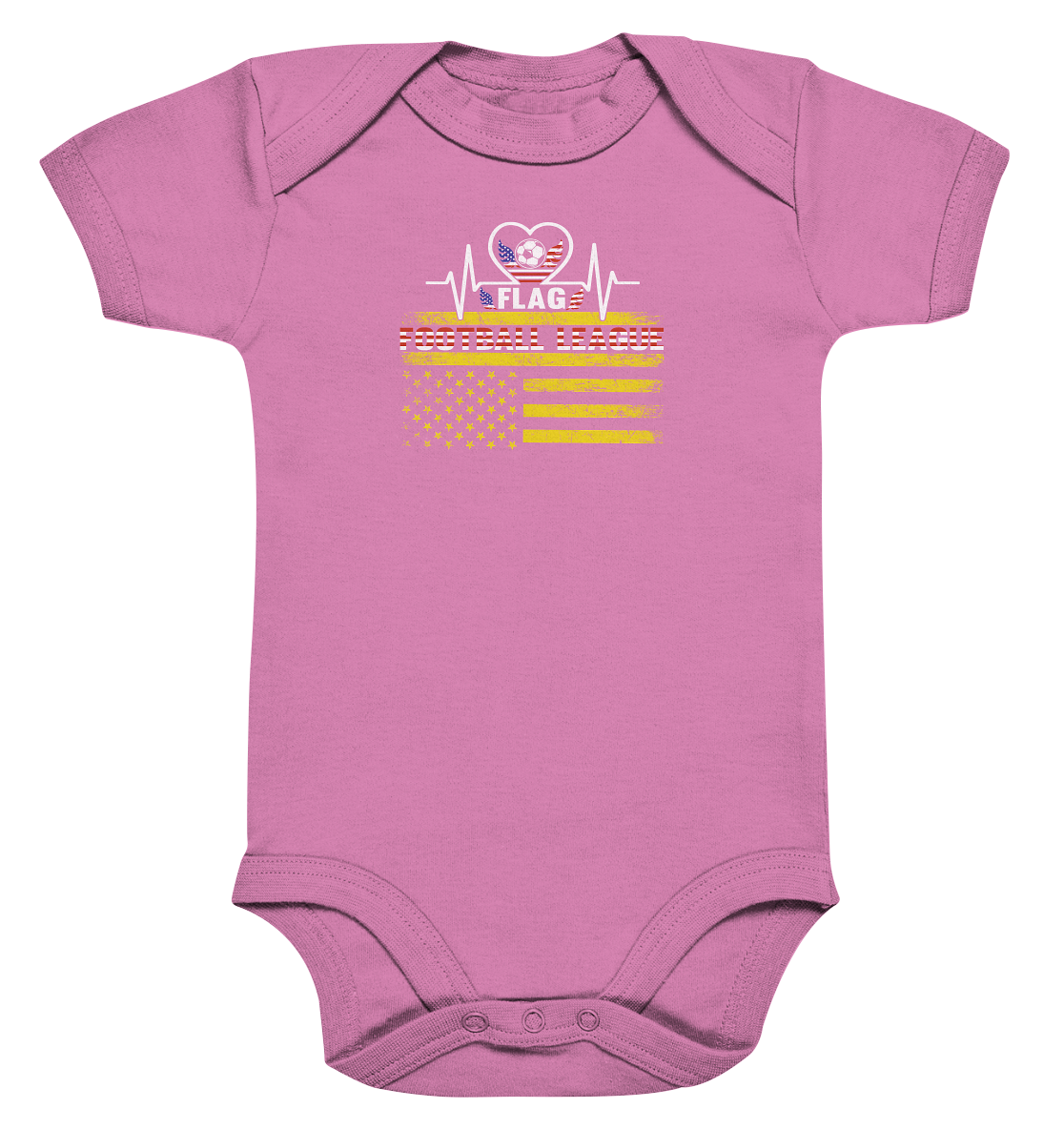 Flag Football League - Organic Baby Bodysuit
