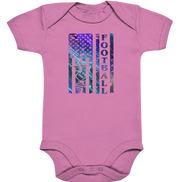 USA Football Flag  - Organic Baby Bodysuite