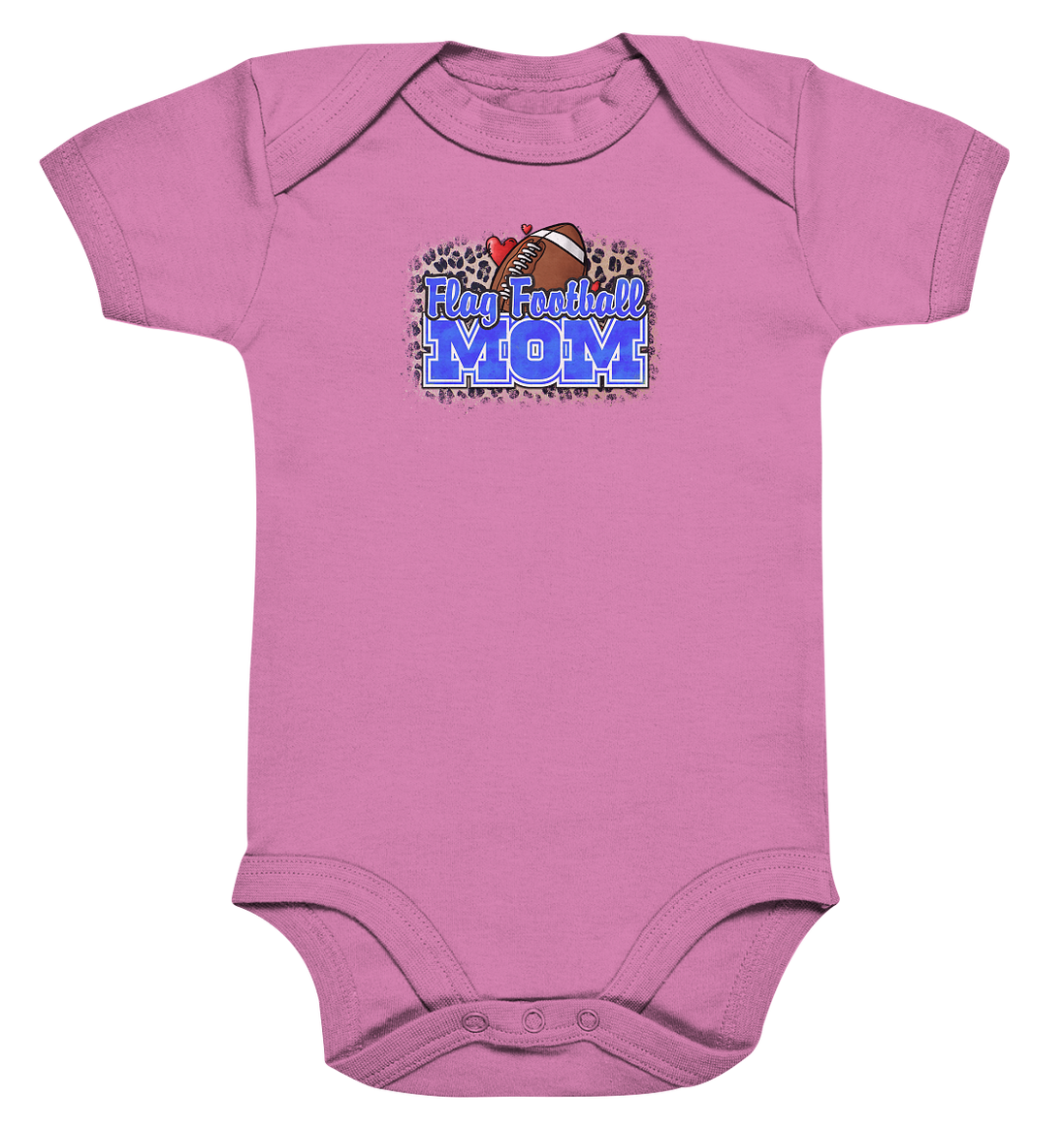 Flag Football Mom - Organic Baby Bodysuite