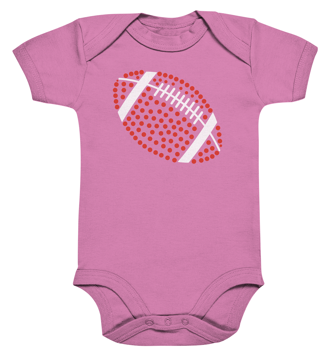 Football Dots - Organic Baby Bodysuite