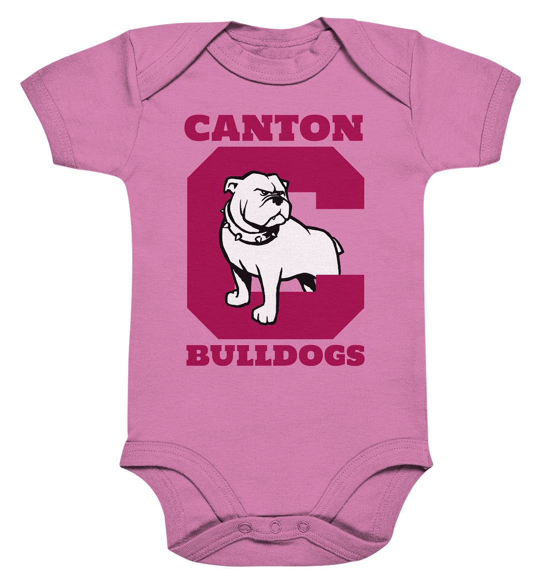 Canton Bulldogs - Organic Baby Bodysuit