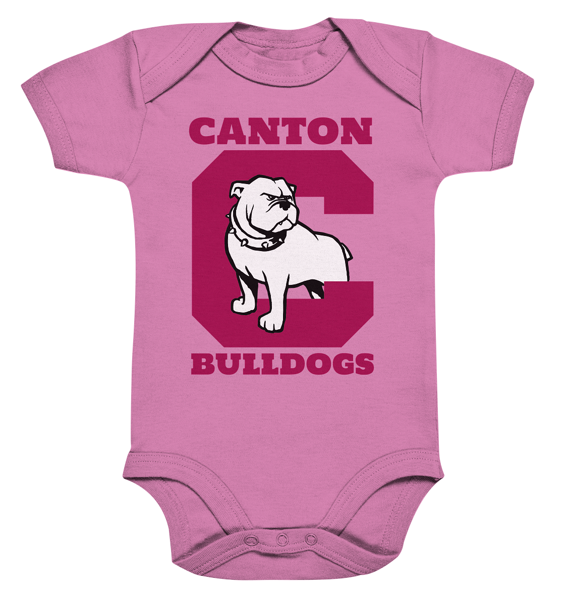 Canton Bulldogs - Organic Baby Bodysuit