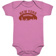 New York Football Silhoutte  - Organic Baby Bodysuite