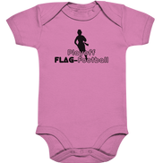 Playoff Flag Football  Women black  - Organic Baby Bodysuite