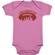 Los Angeles Football Silhouette - Organic Baby Bodysuite