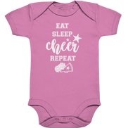 Eat Sleep Cheer - Organic Baby Bodysuit