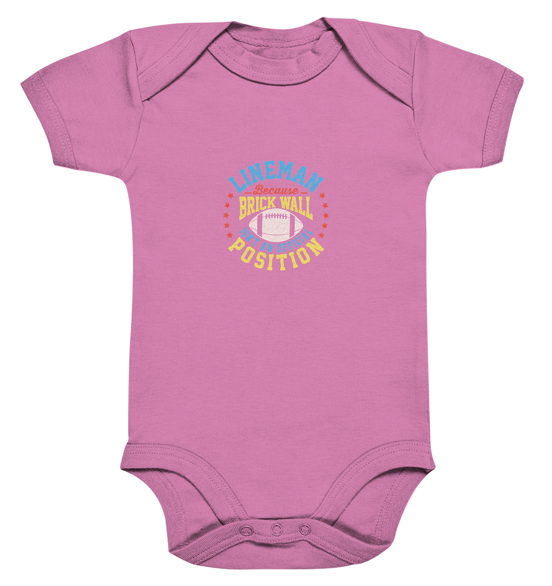 Lineman Brick Wall - Organic Baby Bodysuite