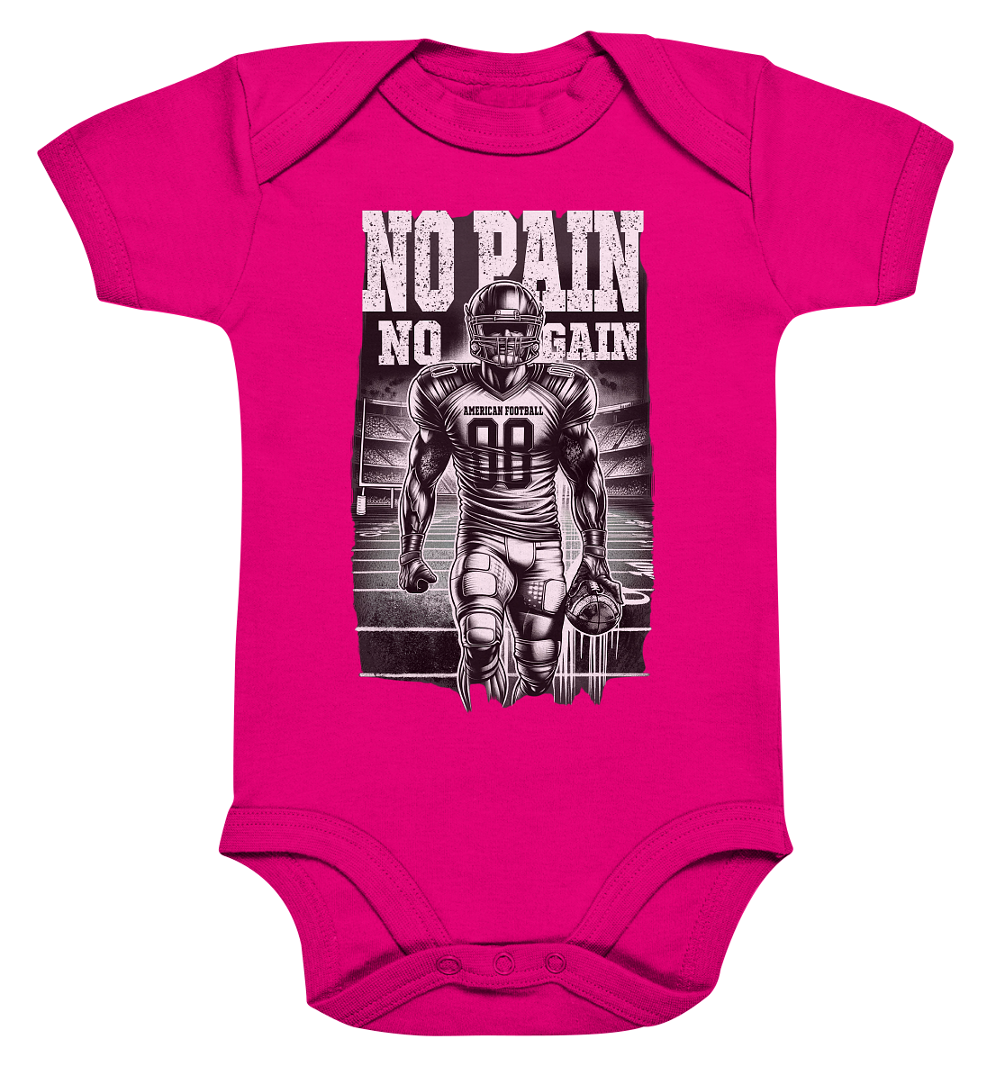No Pain No Gain  - Organic Baby Bodysuite