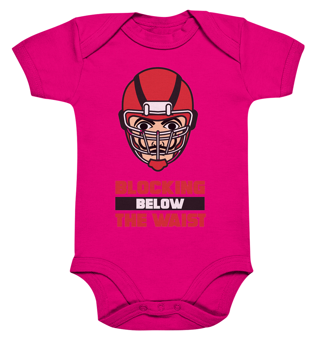 Blocking Below The Waist  - Organic Baby Bodysuite