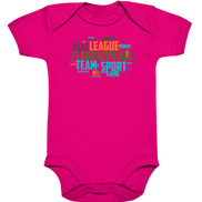 Flag Football Word Bubble - Organic Baby Bodysuite