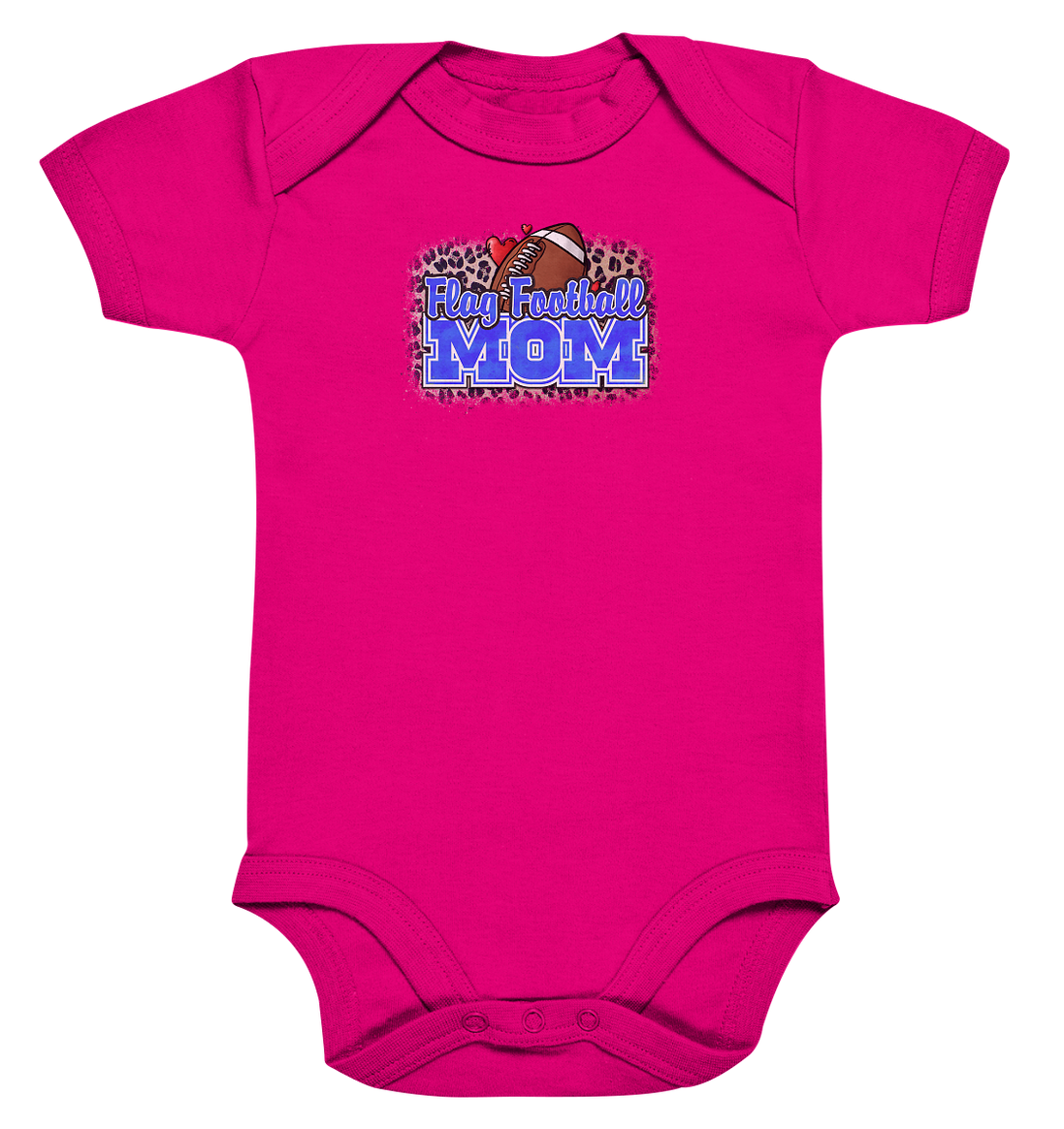 Flag Football Mom - Organic Baby Bodysuite