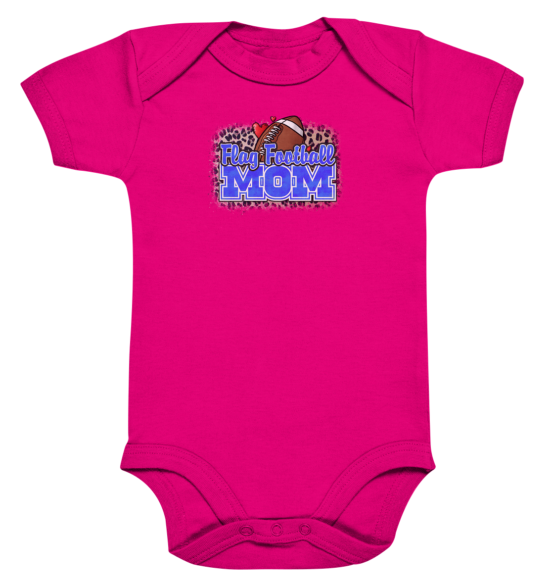 Flag Football Mom - Organic Baby Bodysuite
