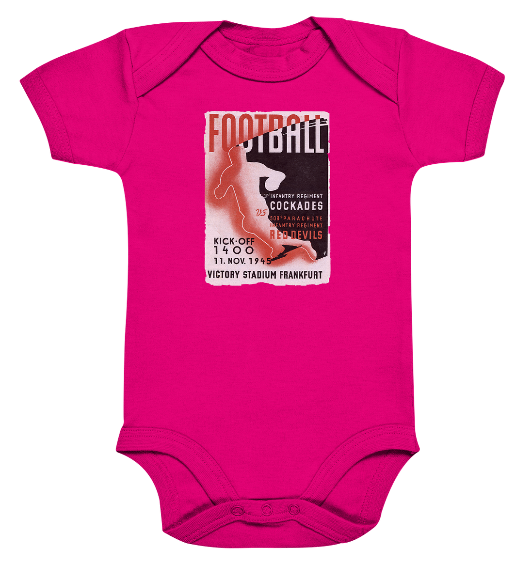 Red Devils Frankfurt 1945 - Organic Baby Bodysuite