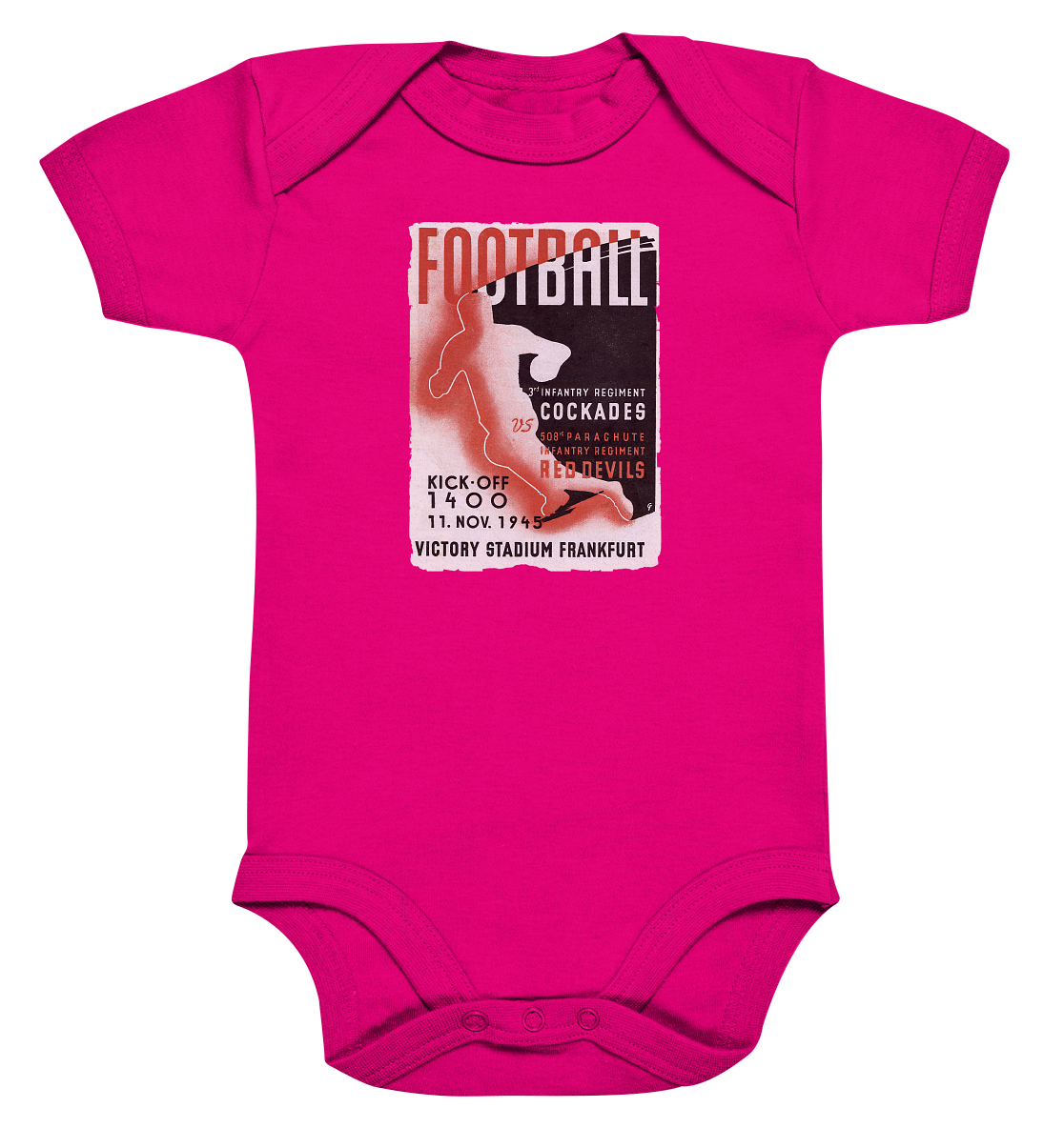 Red Devils Frankfurt 1945 - Organic Baby Bodysuite