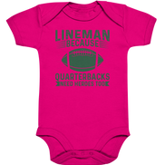 Lineman Heroes Green - Organic Baby Bodysuite