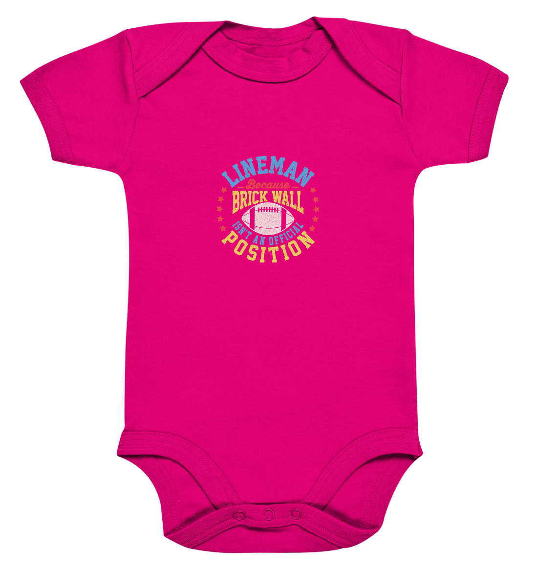 Lineman Brick Wall - Organic Baby Bodysuite