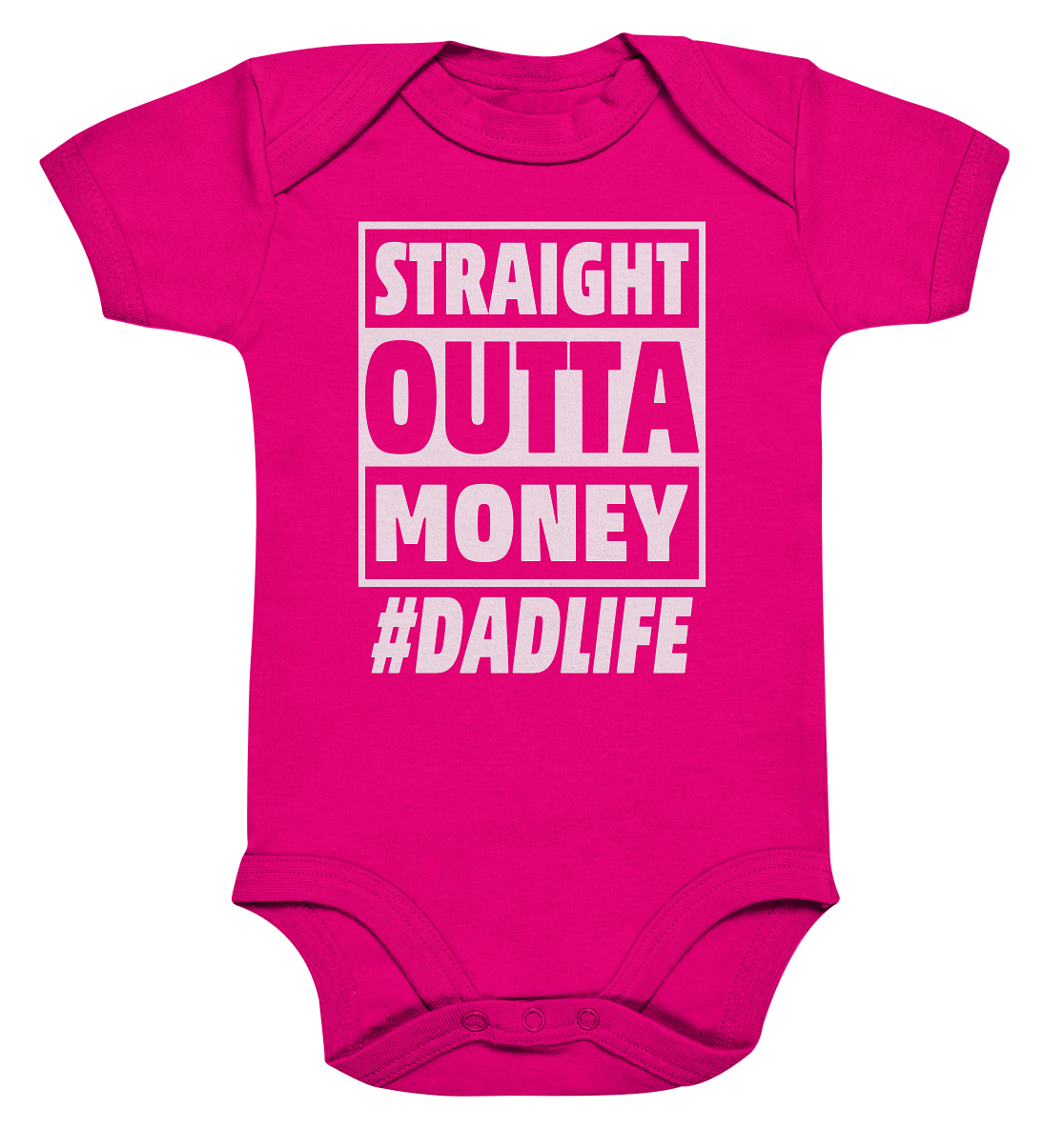 Straight Outta Money - Organic Baby Bodysuite