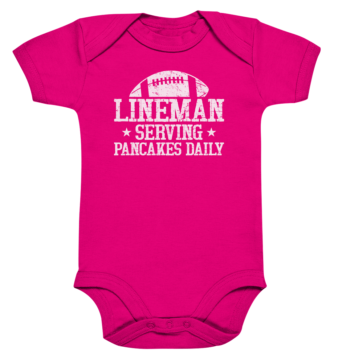 Lineman Serving Pancakes - Organic Baby Bodysuite