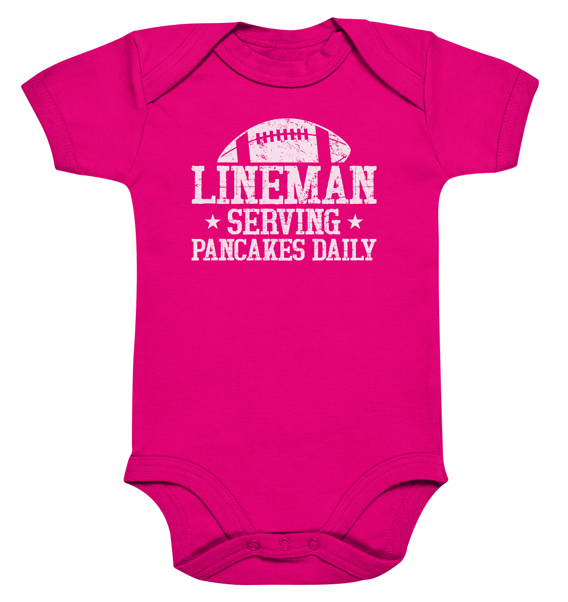Lineman Serving Pancakes - Organic Baby Bodysuite