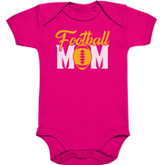 Football MOM - Organic Baby Bodysuit