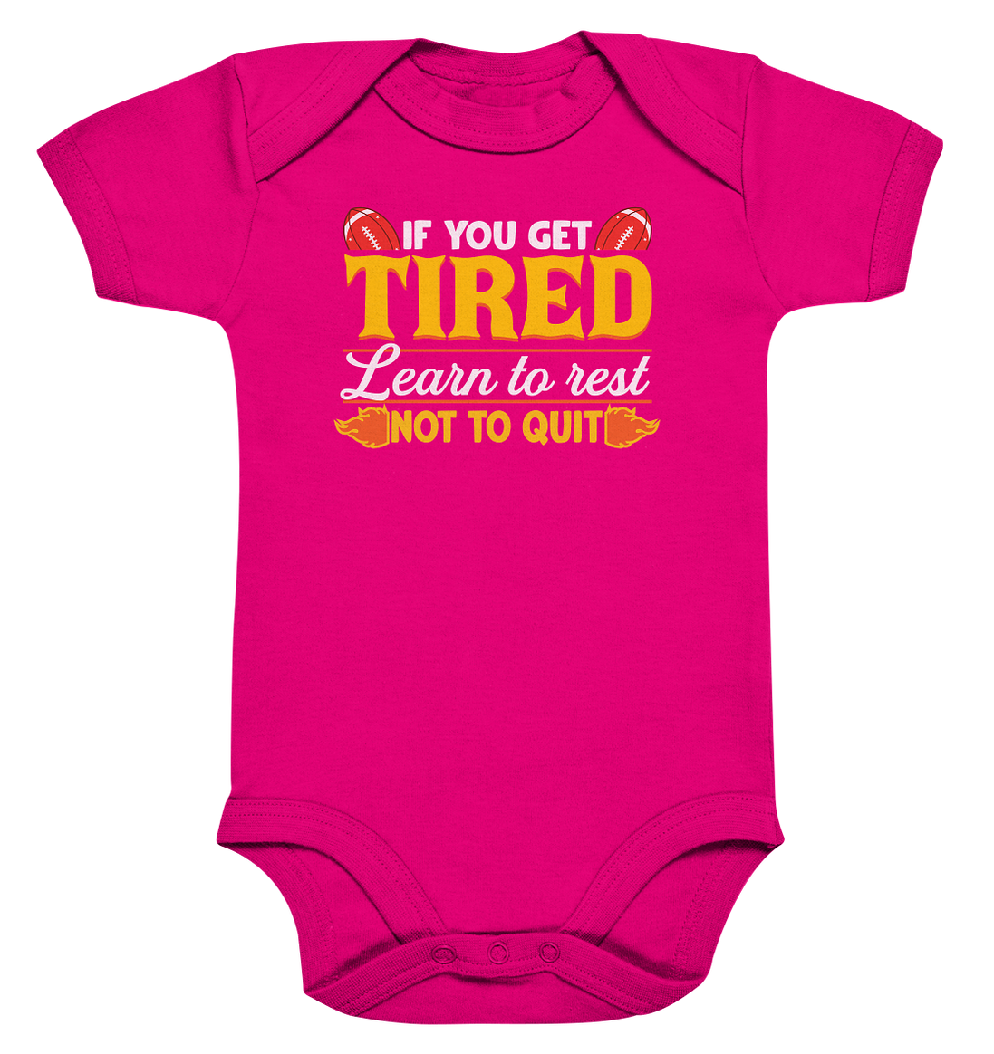 If you get Tired - Organic Baby Bodysuite