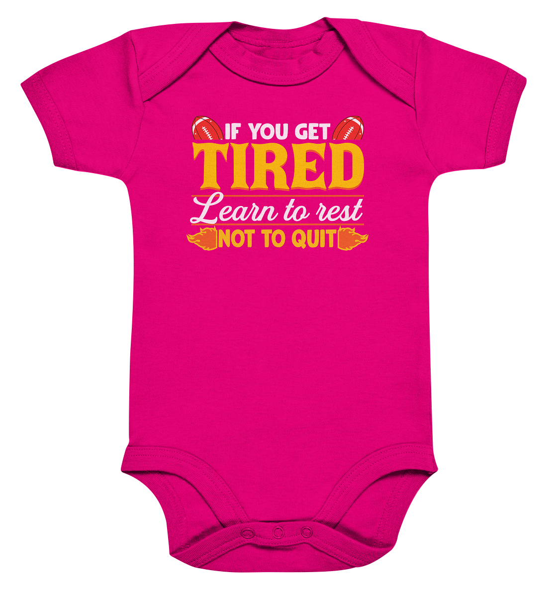 If you get Tired - Organic Baby Bodysuite