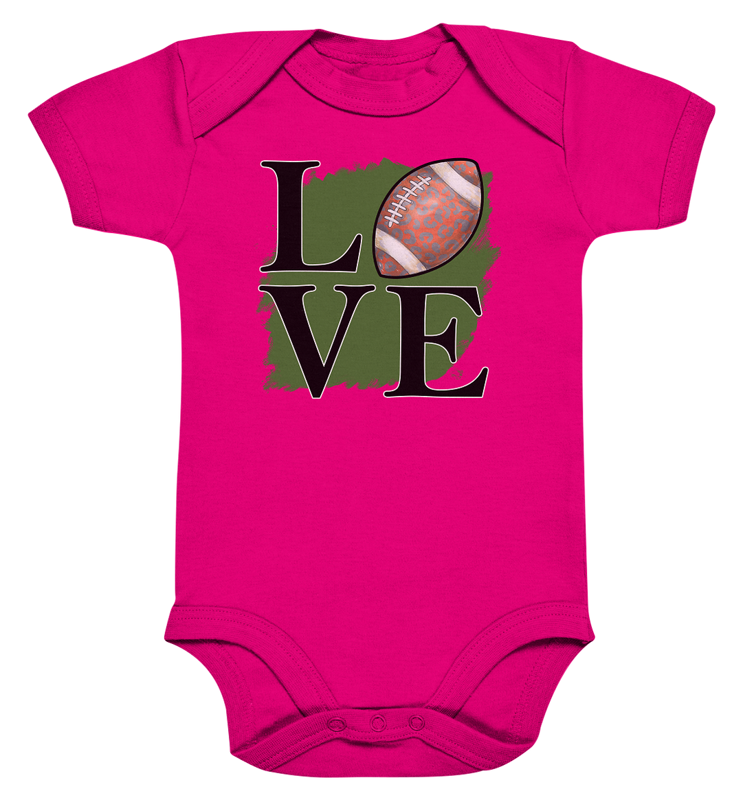 Football Love II - Organic Baby Bodysuite