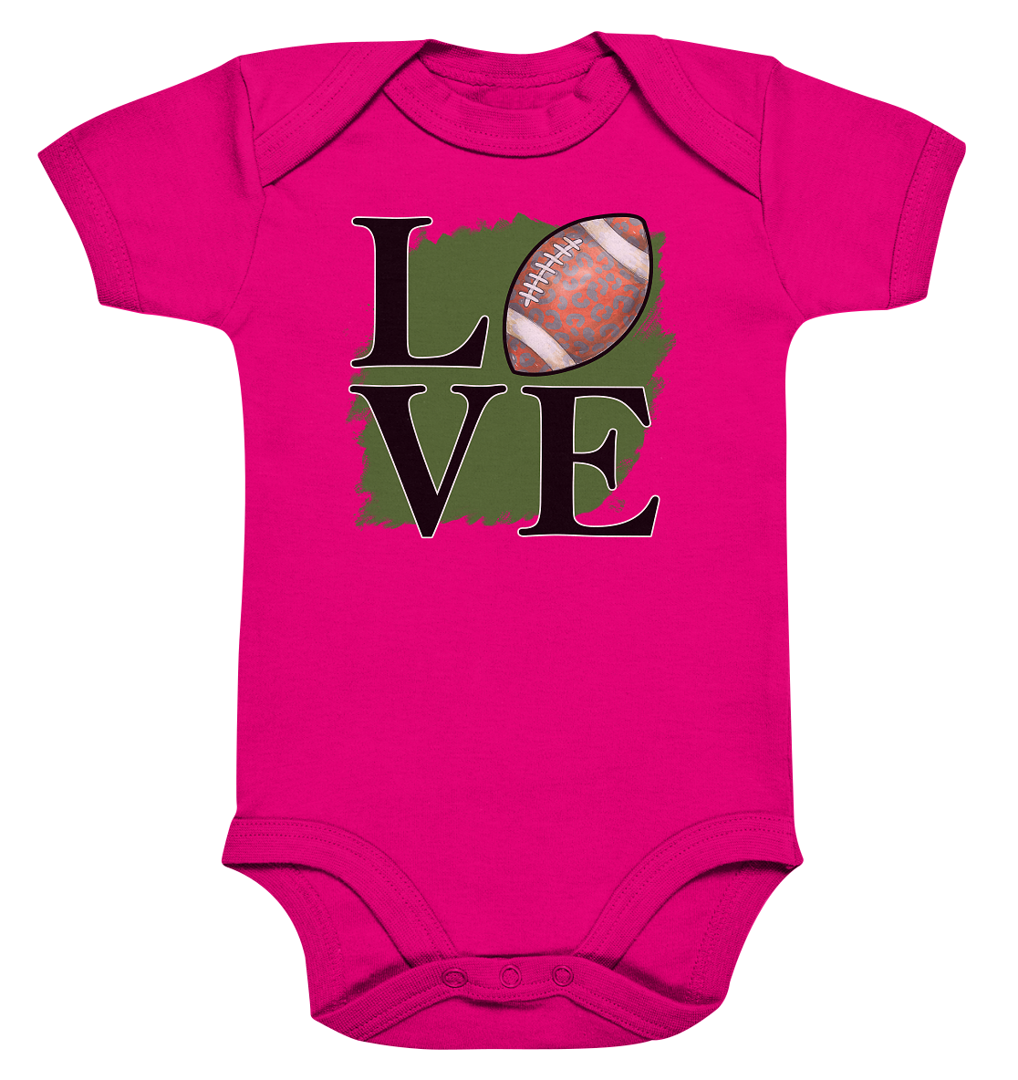 Football Love II - Organic Baby Bodysuite