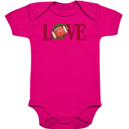Football Love - Organic Baby Bodysuite