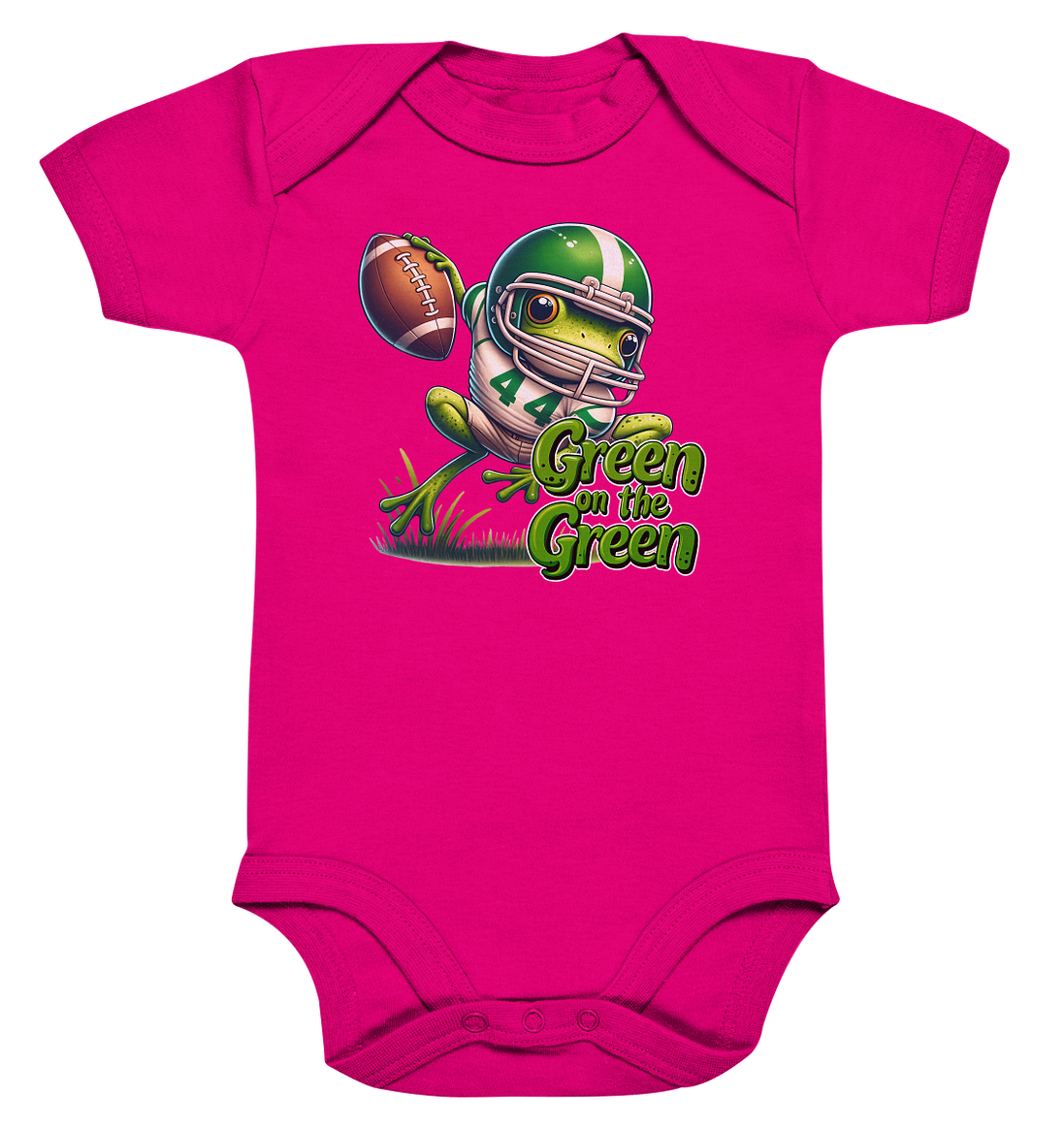 Green Frog - Organic Baby Bodysuit