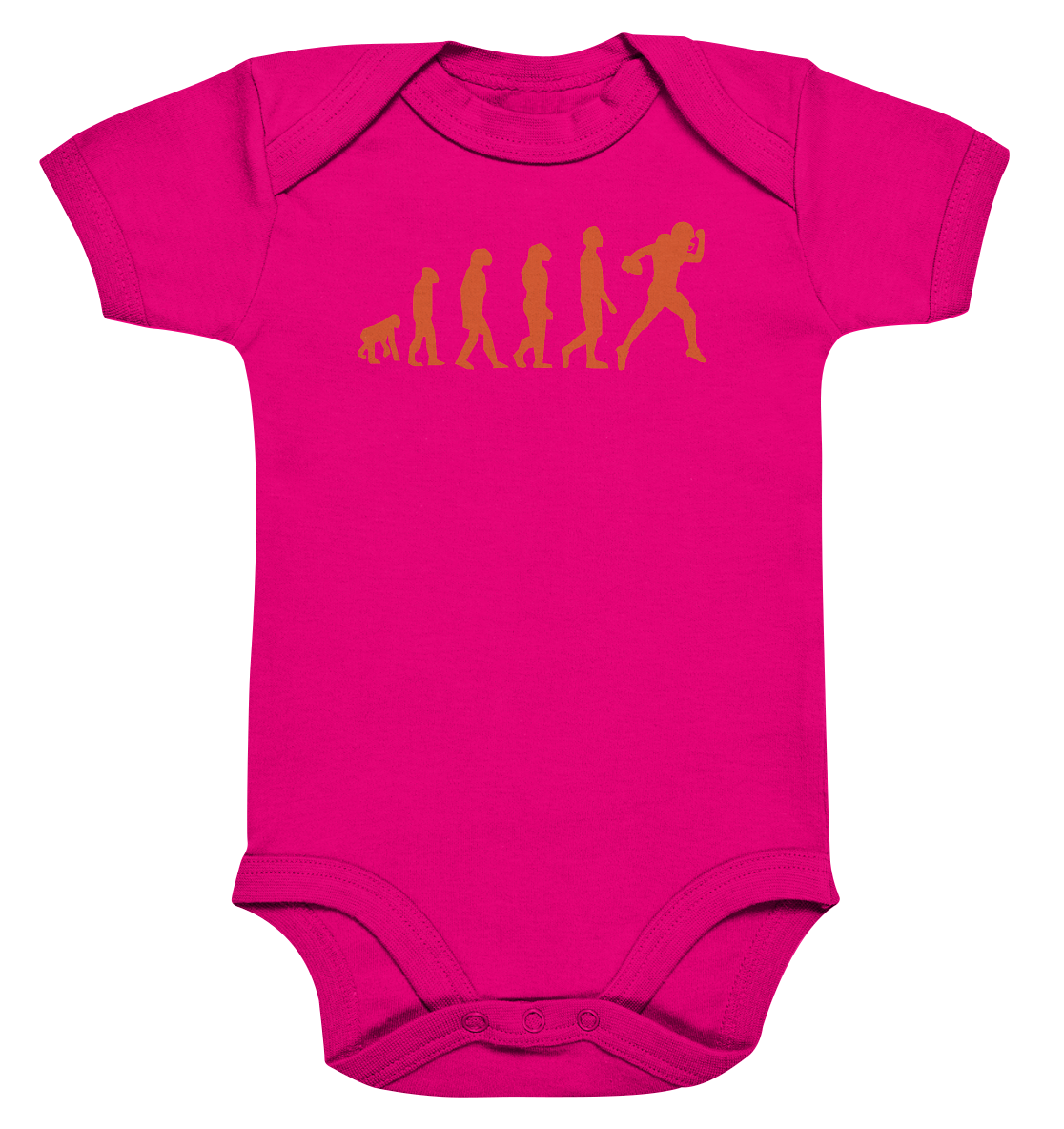 American Football Evolution - Organic Baby Bodysuite