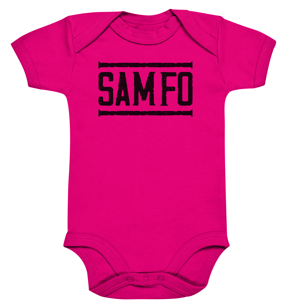 SAMFO black - Organic Baby Bodysuite