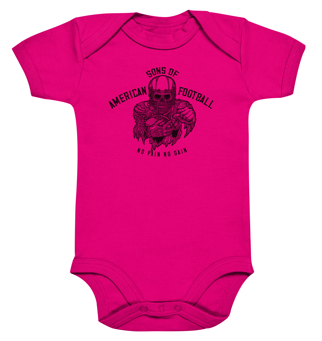 SAMFO No Pain No Gain  - Organic Baby Bodysuite