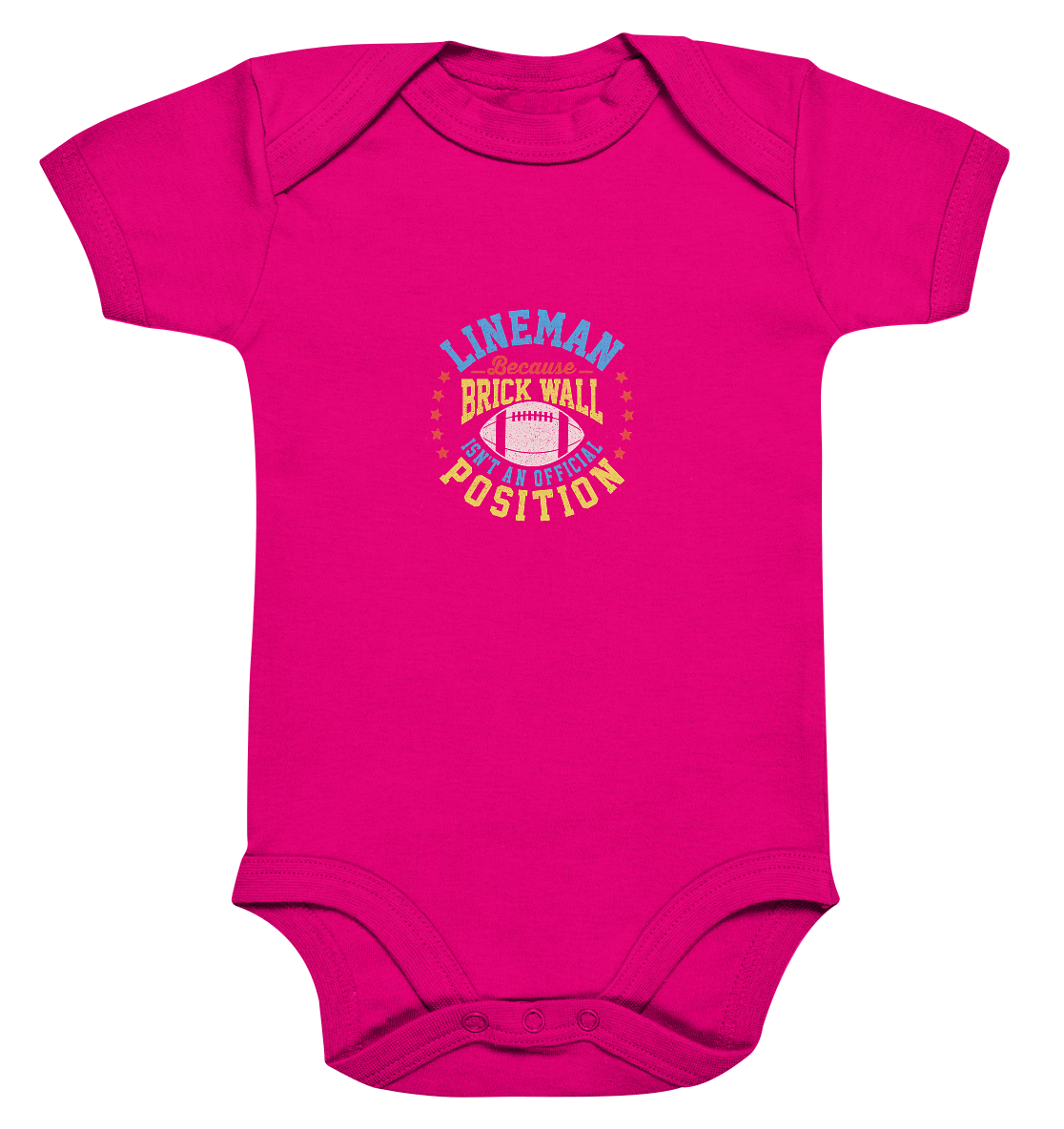 Lineman Brick Wall - Organic Baby Bodysuite