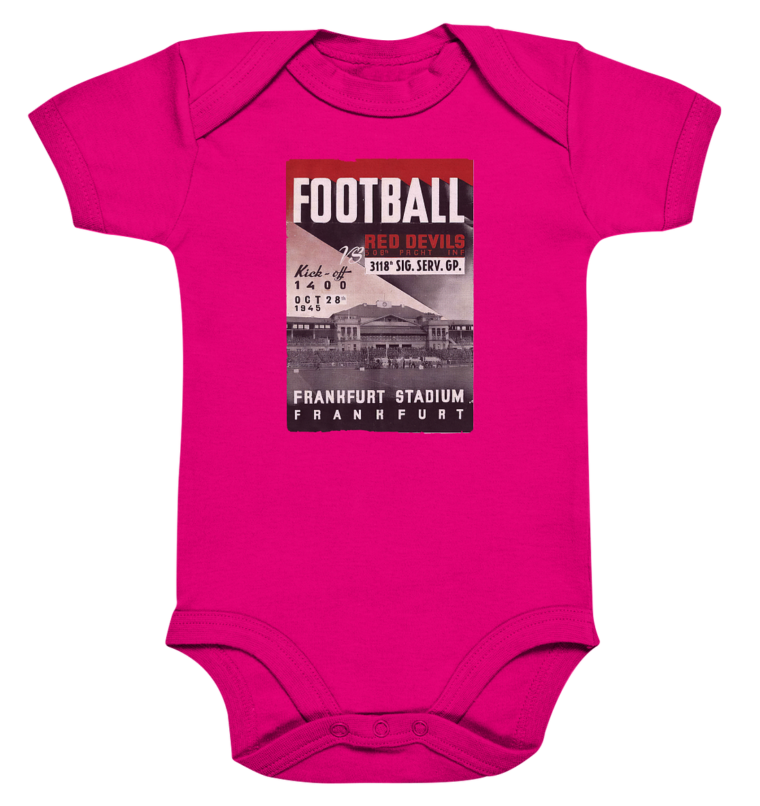 Frankfurt Football 1945 - Organic Baby Bodysuit