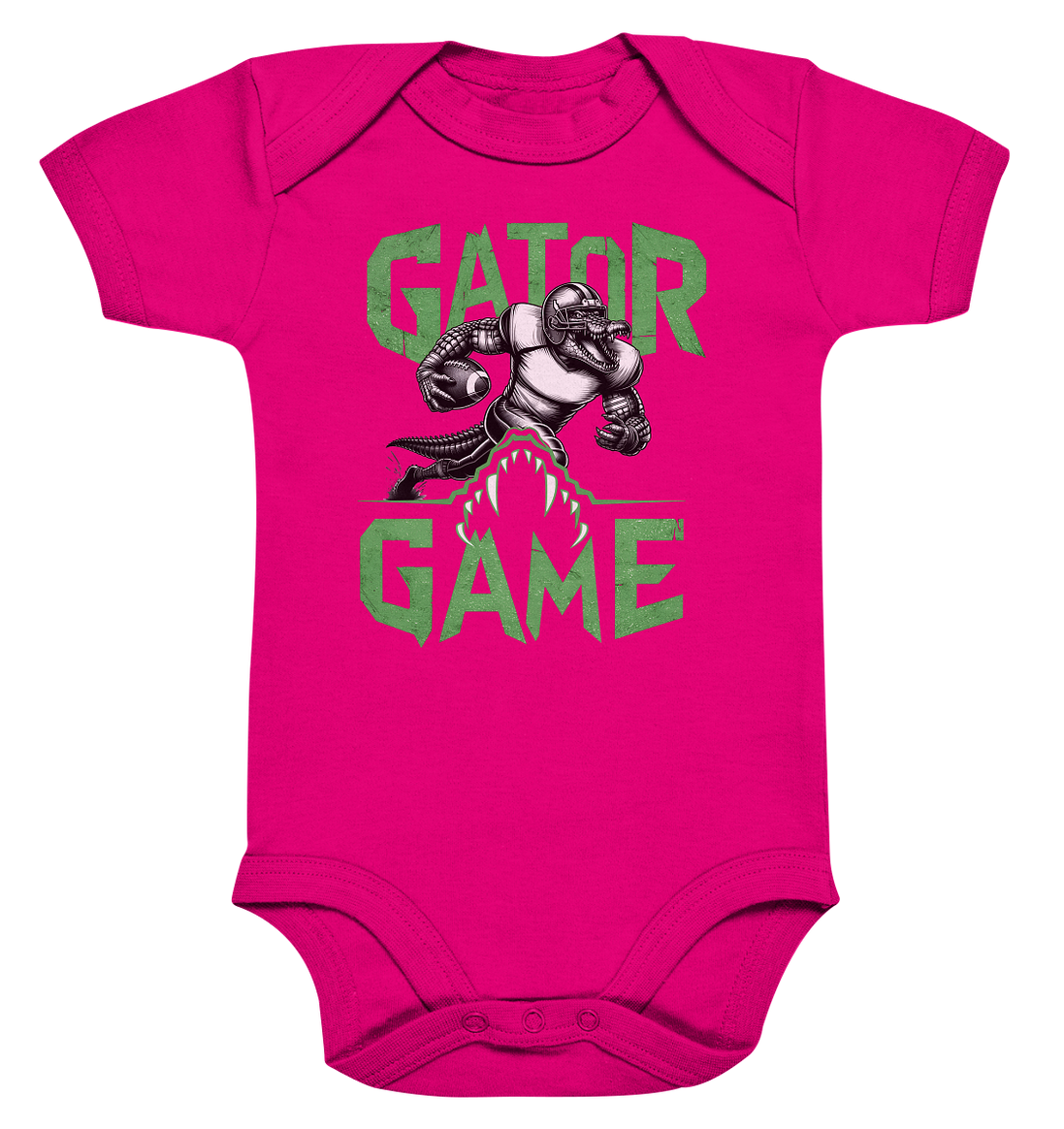 Gator Game - Organic Baby Bodysuit