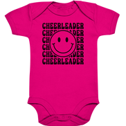 Cheerleader Smiley - Organic Baby Bodysuit