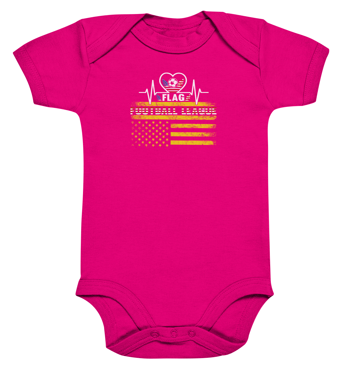 Flag Football League - Organic Baby Bodysuit