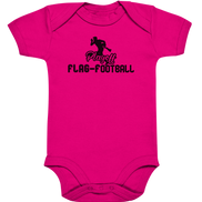Playoff Flag Football Men Black - Organic Baby Bodysuit