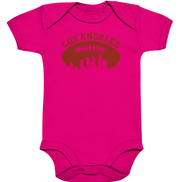 Los Angeles Football Silhouette - Organic Baby Bodysuite