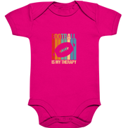 Football is my Therapy - Organic Baby Bodysuite