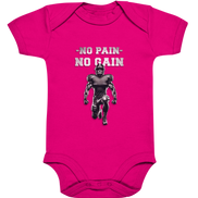 No Pain No Gain Metal  - Organic Baby Bodysuite