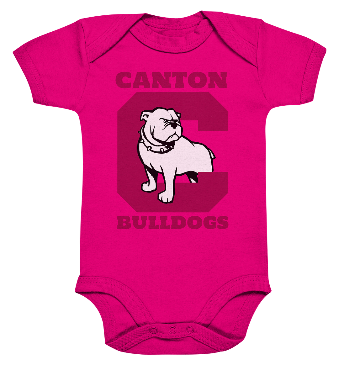 Canton Bulldogs - Organic Baby Bodysuit