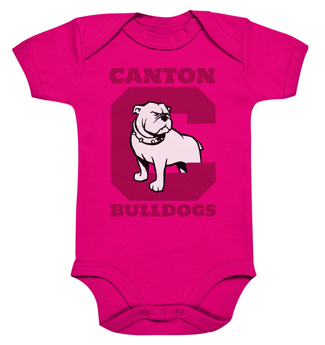 Canton Bulldogs - Organic Baby Bodysuit