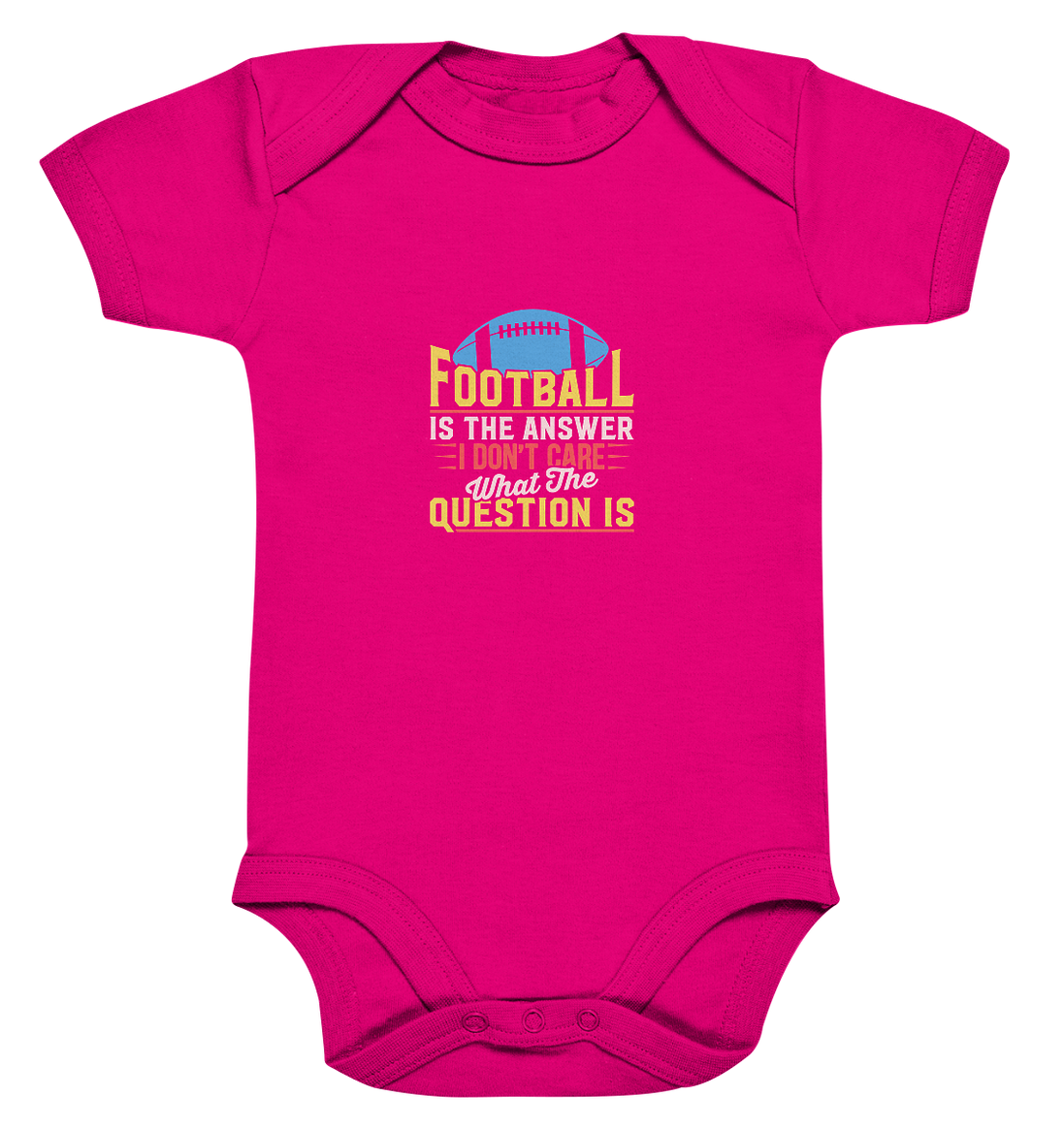 Football is the Answer - Organic Baby Bodysuite
